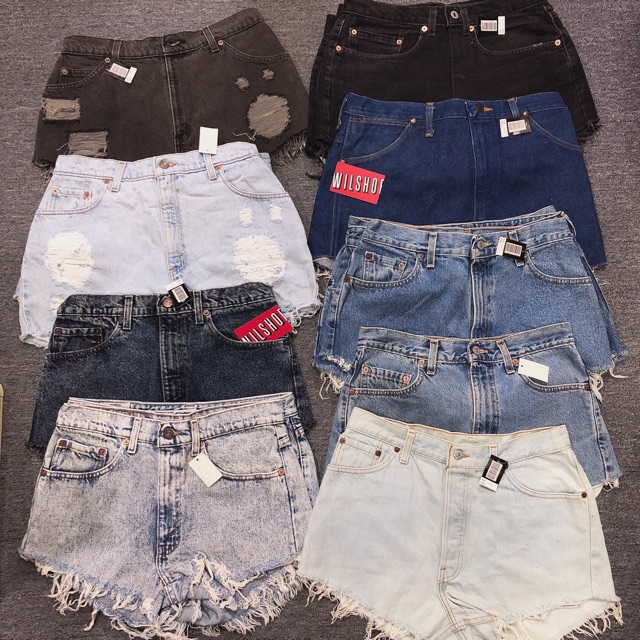 (SIZE 30) QUẦN SHORT JEANS VINTAGE