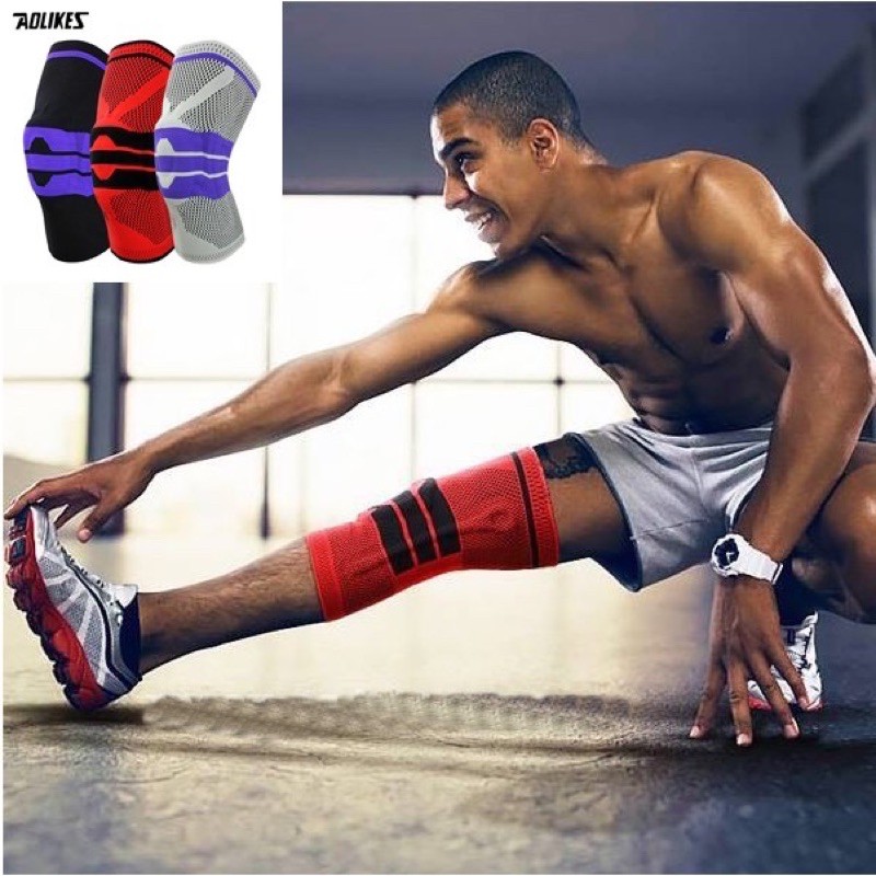 Đai Băng Gối Knee Support,đai Bó Gối Thể Thao Silicon Cao Cấp,có 2 Lò Xo Trợ Lực Hỗ Trợ Chơi Thể Thao