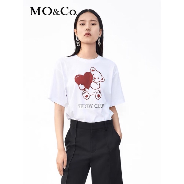 Áo thun hình gấu Mo&Co