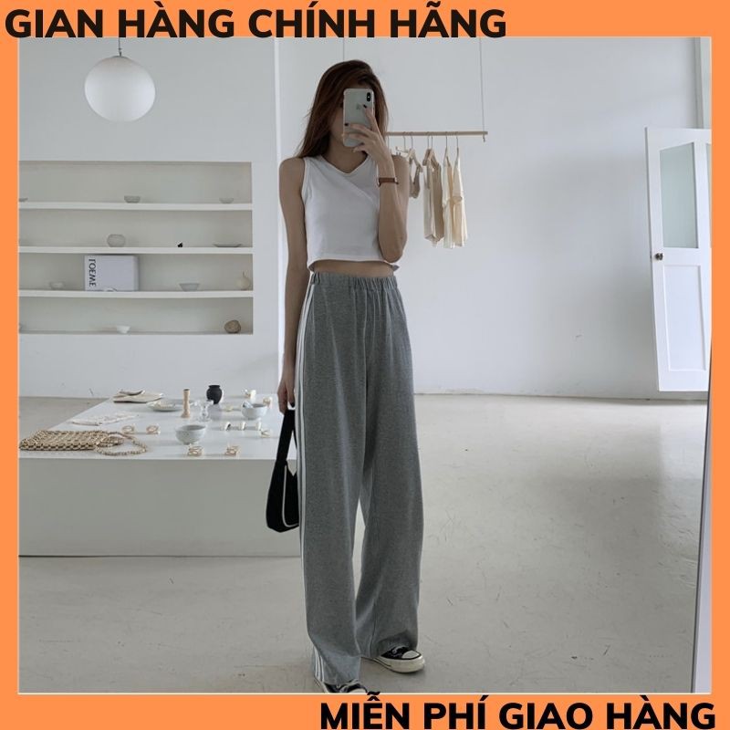 Quần3Sọc Nam Nữ , quần thể thao ống suông chất thun co dãn thoải mái ,quần unisex phong cách hàn quốc XƯỞNG MAY TIT COJ2