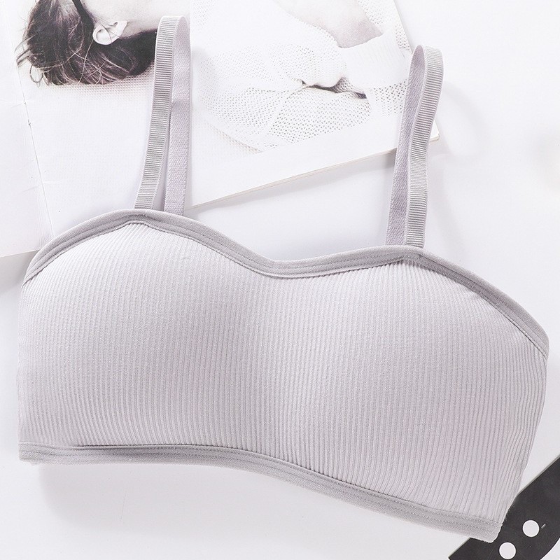 Áo Bra Gân Tăm Cúp Ngực Tròn Trẻ Trung