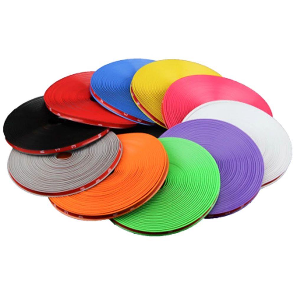 1 Cuộn Dây Cao Su Dán Mâm Bánh Xe Hơi Chống Trầy Xước