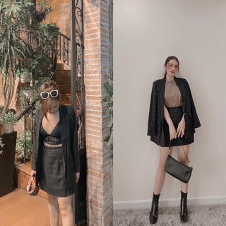 Set vest thanh lịch caro