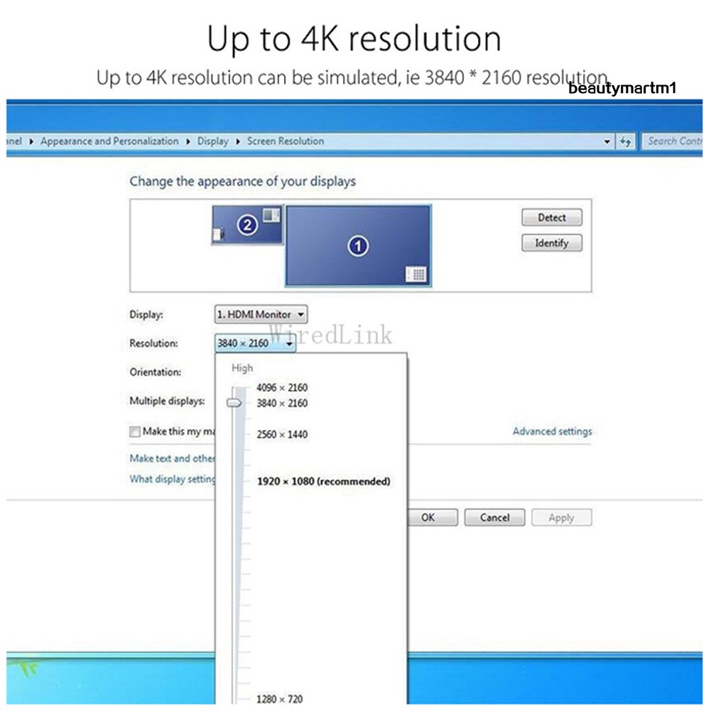 Đầu Chuyển Đổi Hdmi Sang Hdmi 4k 3840x2160 60hz Edid | BigBuy360 - bigbuy360.vn