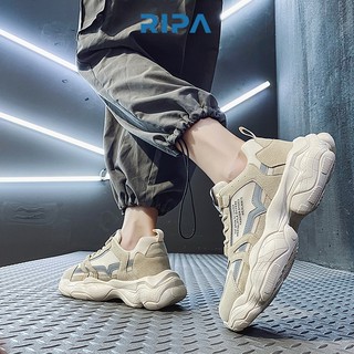 Giày nam độn đế đẹp cao cấp cổ thấp buộc dây ulzzang cá tính mới hot có 3 màu RIPA G41