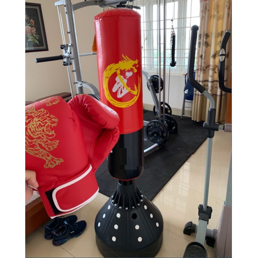 Bao cát đấm bốc tự đứng Aibeijiansport® hàng chính hãng bảo hành 12 tháng tặng kèm bộ bóng bàn cao cấp luyện phản xạ 4.0