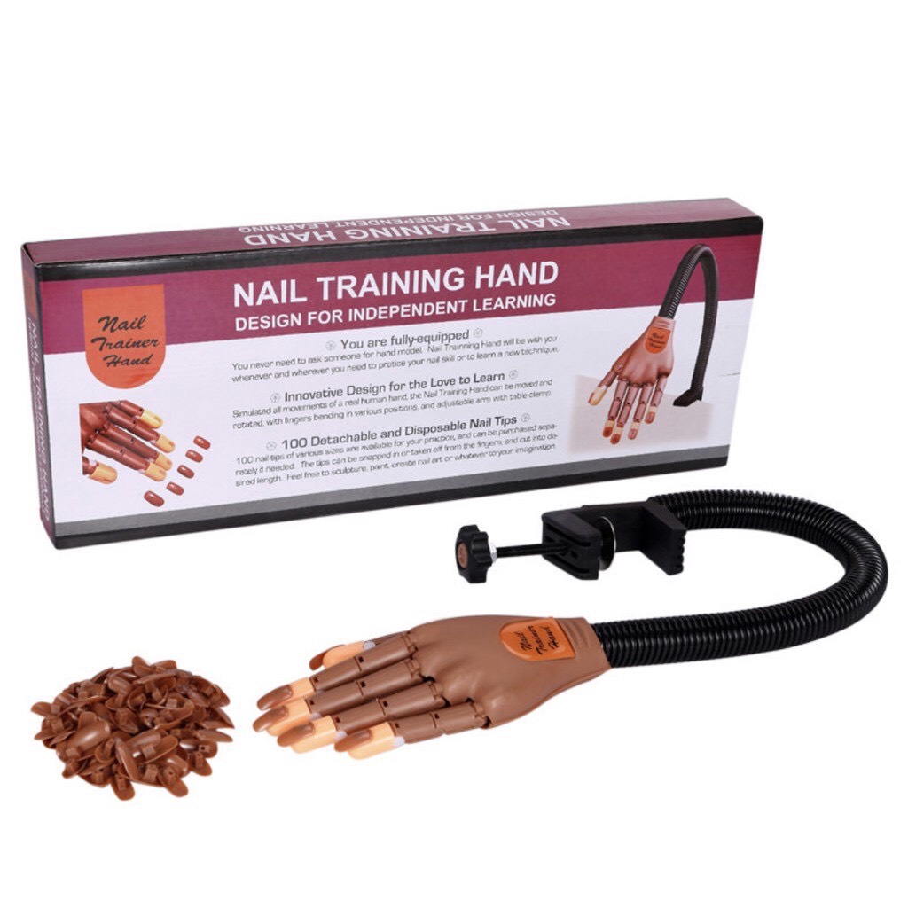 Bàn tay luyện tập học Nail mới dễ dùng