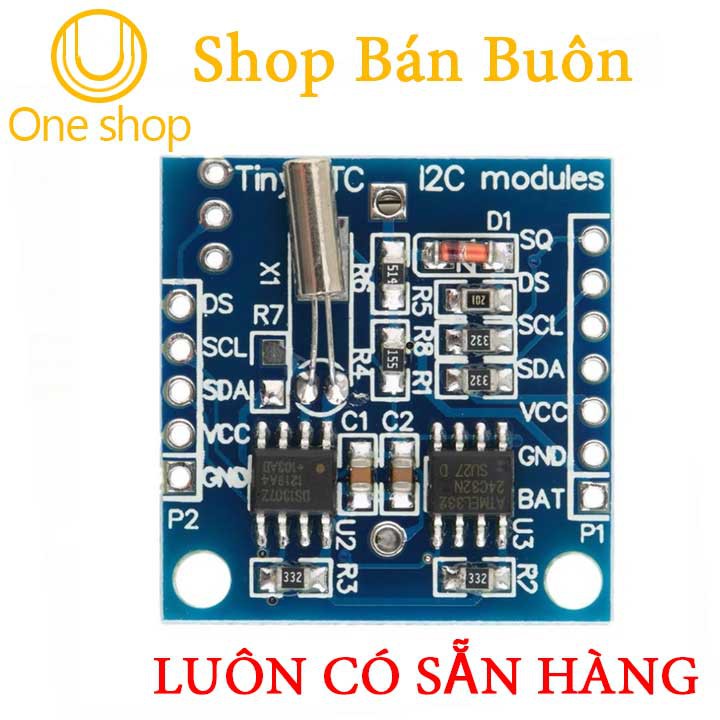 Module Chức Năng DS1307 + 24C32 (RTC / I2C)