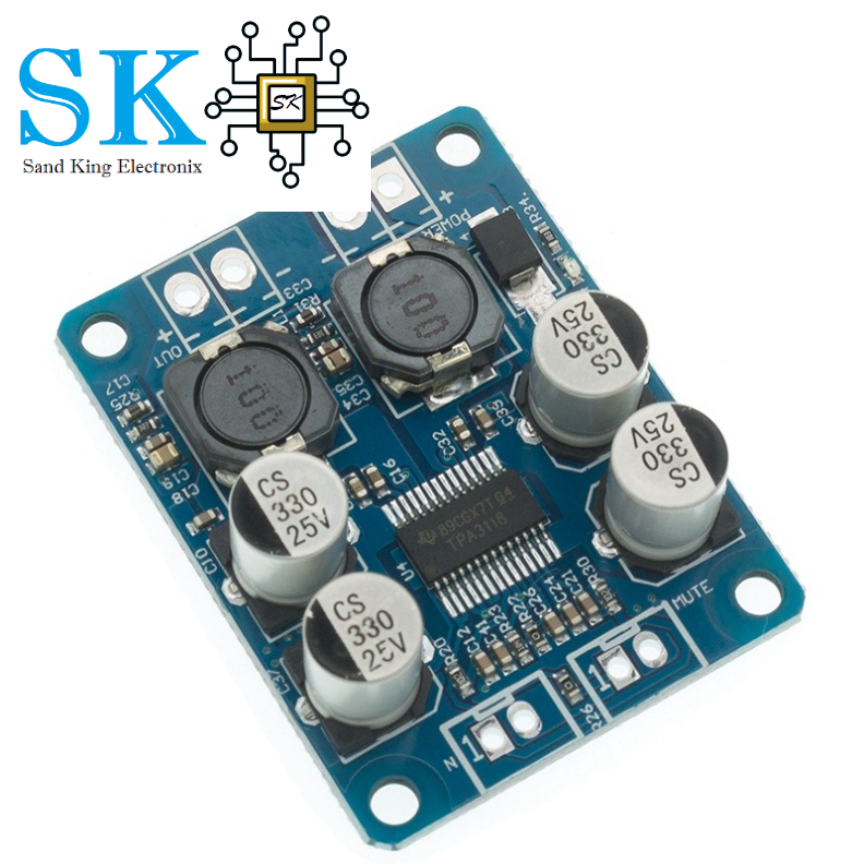 Bảng Mạch Khuếch Đại Âm Thanh Kỹ Thuật Số DC8-24V TPA3118 PBTL 60W 1X60W 4-8 Ohm Thay Thế TPA3110
