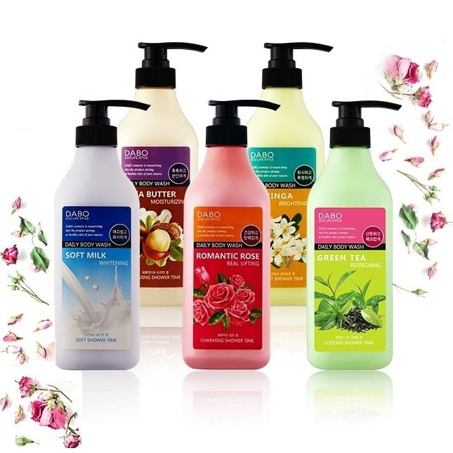 Sữa tắm Cao cấp DABO - Hàn Quốc sạch da , không nhờn Hương Thơm nhẹ nhàng , quyến rũ