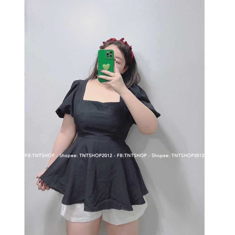 SET 2 MÓN ÁO BABYDOLL HỞ LƯNG TAY BỒNG VÀ QUẦN TAFTA