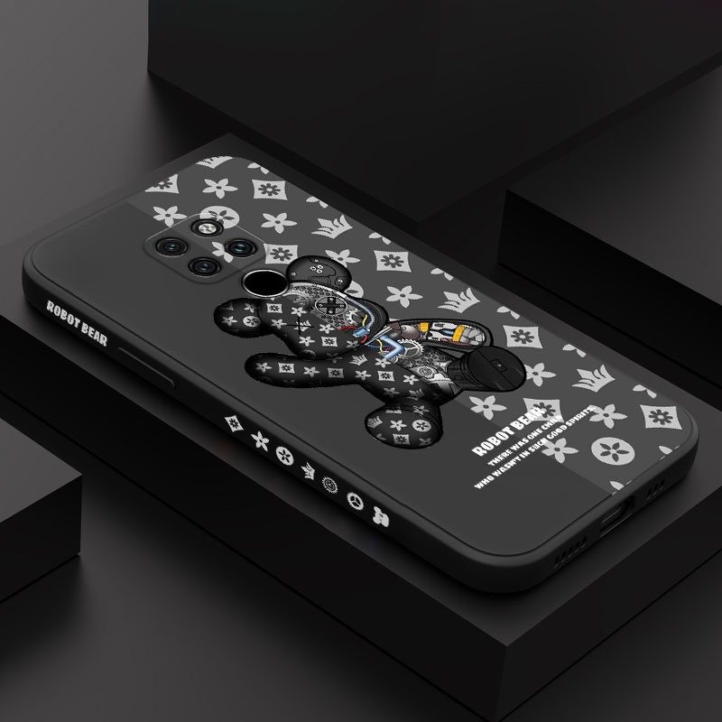 Ốp Điện Thoại Silicon Dẻo Họa Tiết Gấu Dễ Thương Cho Huawei Mate 20 Pro P Smart 2021 Y7A Nova 5t