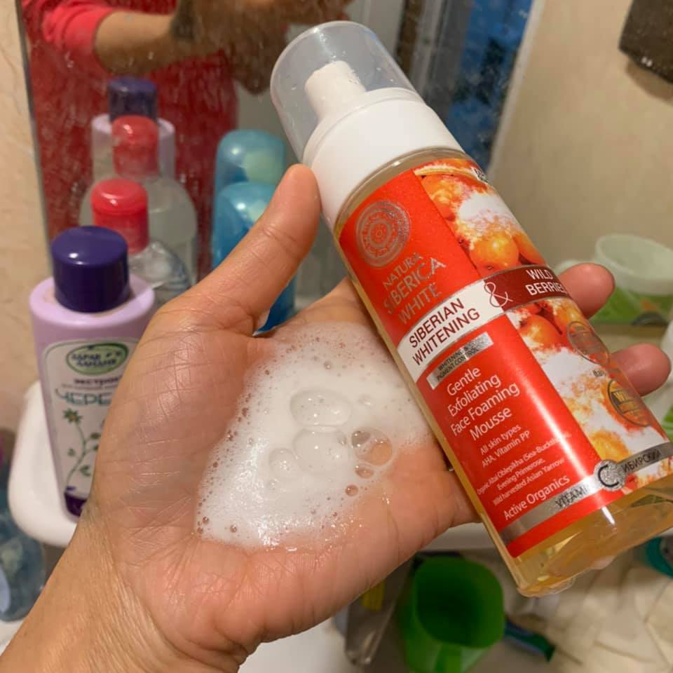 Sữa rửa mặt trắng ra Natura Siberia, 150 mL