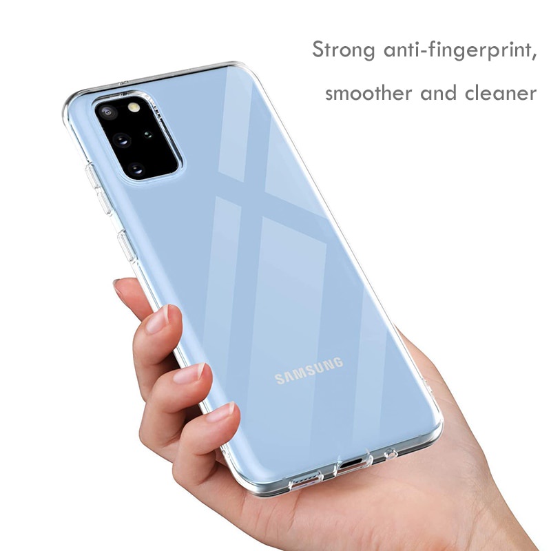 Ốp điện thoại silicon mềm trong suốt siêu mỏng cho Samsung S21 S20 S10 S9 S8 S7 Egde Plus Note 20 10 9 8