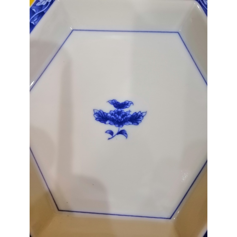 Bộ 5 đĩa sứ Nhật, size 16cm (mã 924)