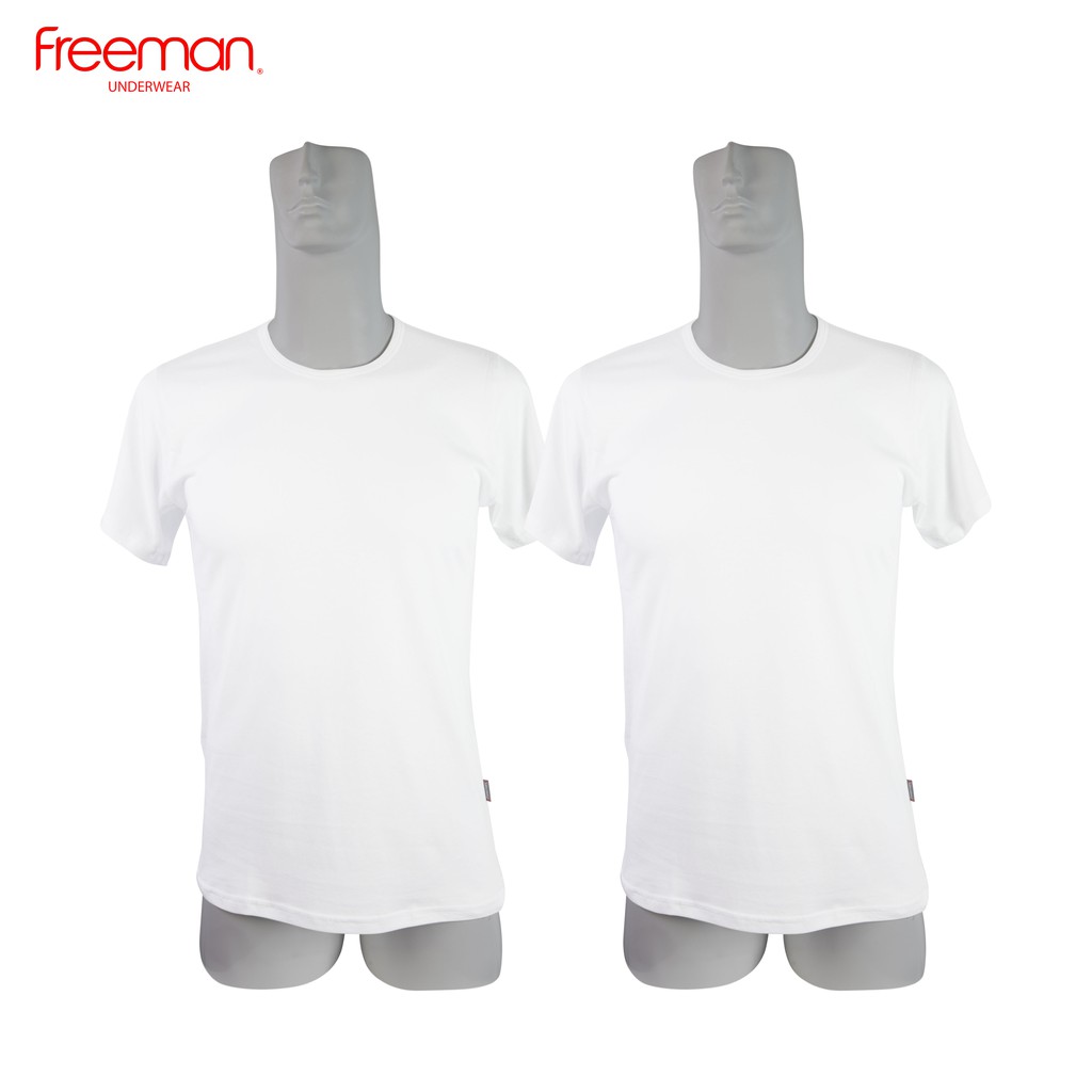 Áo thun nam Freeman, cổ tròn tay ngắn, chất liệu cotton thoáng mát TSF313 [Combo 2]
