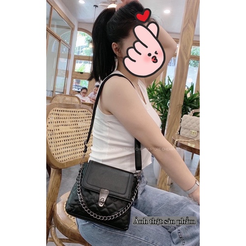 Túi xách nữ đeo vai đeo chéo cao cấp hàng loại 1 chất da mịn xinh xắn phong cách Hàn Quốc CS6885
