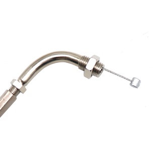 190cm throttle cable Nylon braided pipe screw adjuster guide