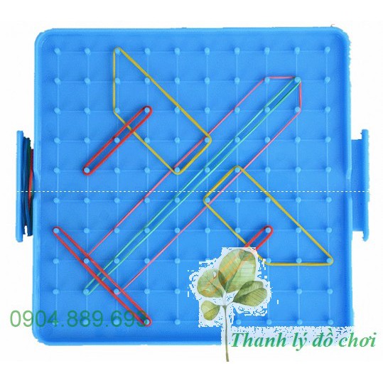 Bảng chun học toán và tạo hình dạng 2 mặt