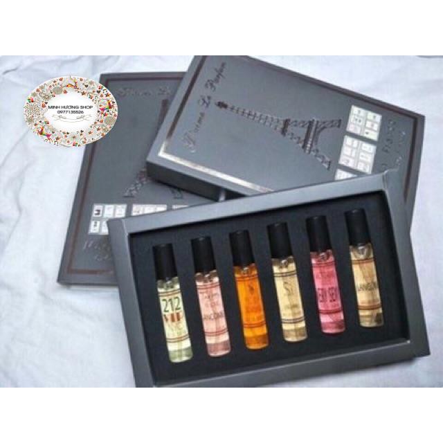 Set nước hoa PHÁP 6 chai lưu hương ấn tượng | Thế Giới Skin Care