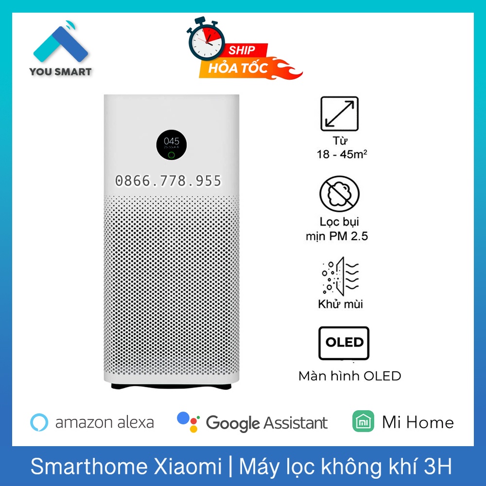 [Hỏa Tốc HN] Máy Lọc Không Khí Xiaomi Mi Air Purifier 4 I 4 Lite I 3H I 3C - Quốc Tế - Chính Hãng BH 12 Tháng