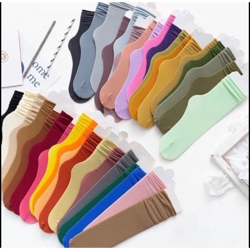 Set 10 tất nhiều màu