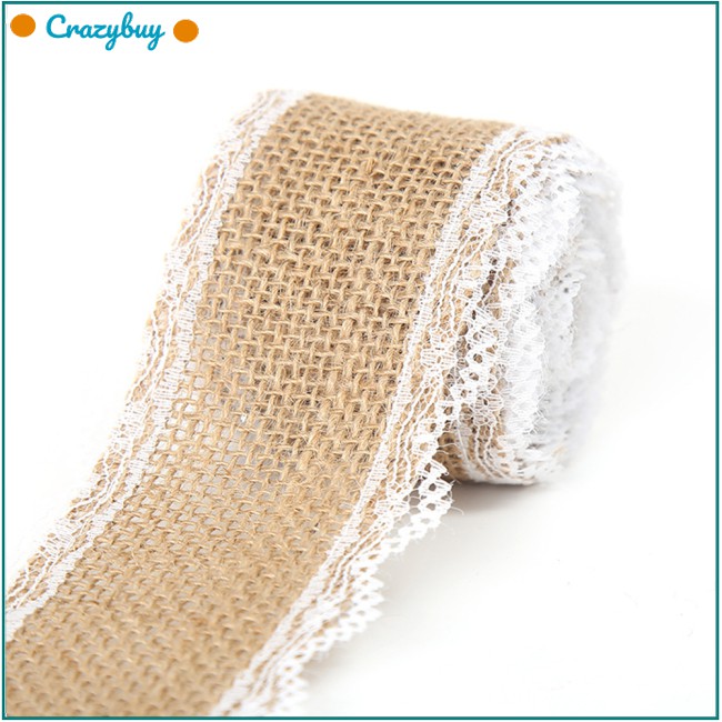Cuộn vải sợi đay trang trí , làm đồ thủ công