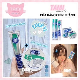 Combo Kem Đánh Răng & Bột Trắng Răng Eucryl Toothpaste & Toothpowder