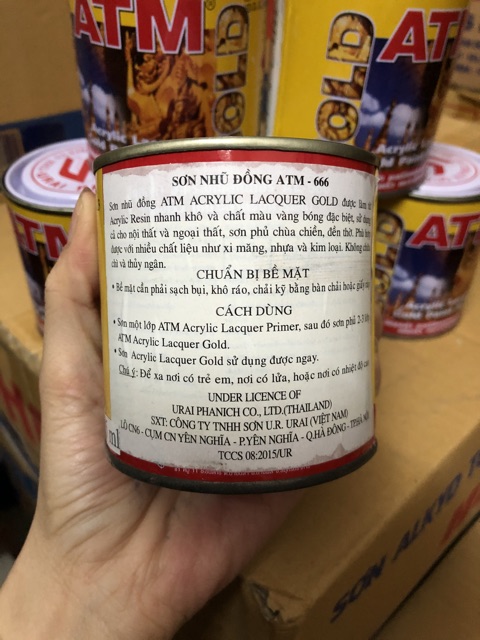 Sơn nhũ vàng ATM 666 (875ml)