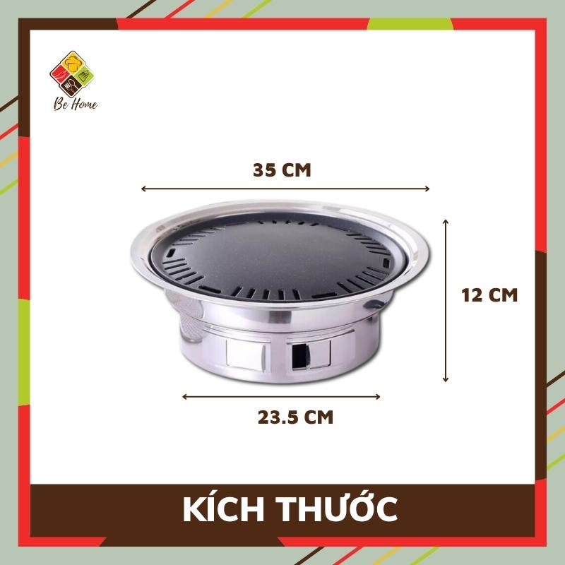 Bếp Nướng Than Hoa Không Khói BEHOME Bếp Nấu Lẩu BBQ Than Hoa Không Khói Cao Cấp [TẶNG KẸP + VỈ INOX THAY THẾ]