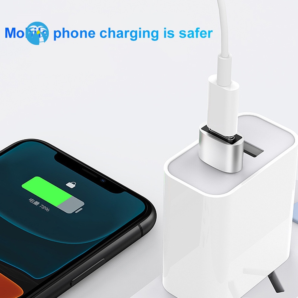Set 2 Đầu Chuyển Đổi Type-C Sang Usb Bằng Hợp Kim Nhôm Cho Điện Thoại | BigBuy360 - bigbuy360.vn