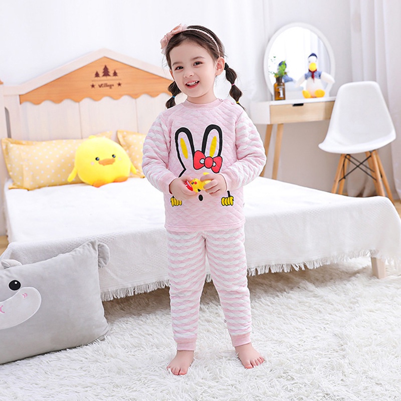 Bộ Quần Áo cotton Giữ Nhiệt Xinh Xắn Cho Bé