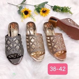 Guốc trung niên số lớn 36-43 gót 3p