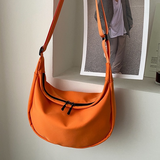 Túi Đeo Chéo nylon Túi bánh bao của phụ nữ đơn giản Thời Trang Hàn Quốc Học Sinh Sinh Viên Đi Học , Đi Chơi TTF119