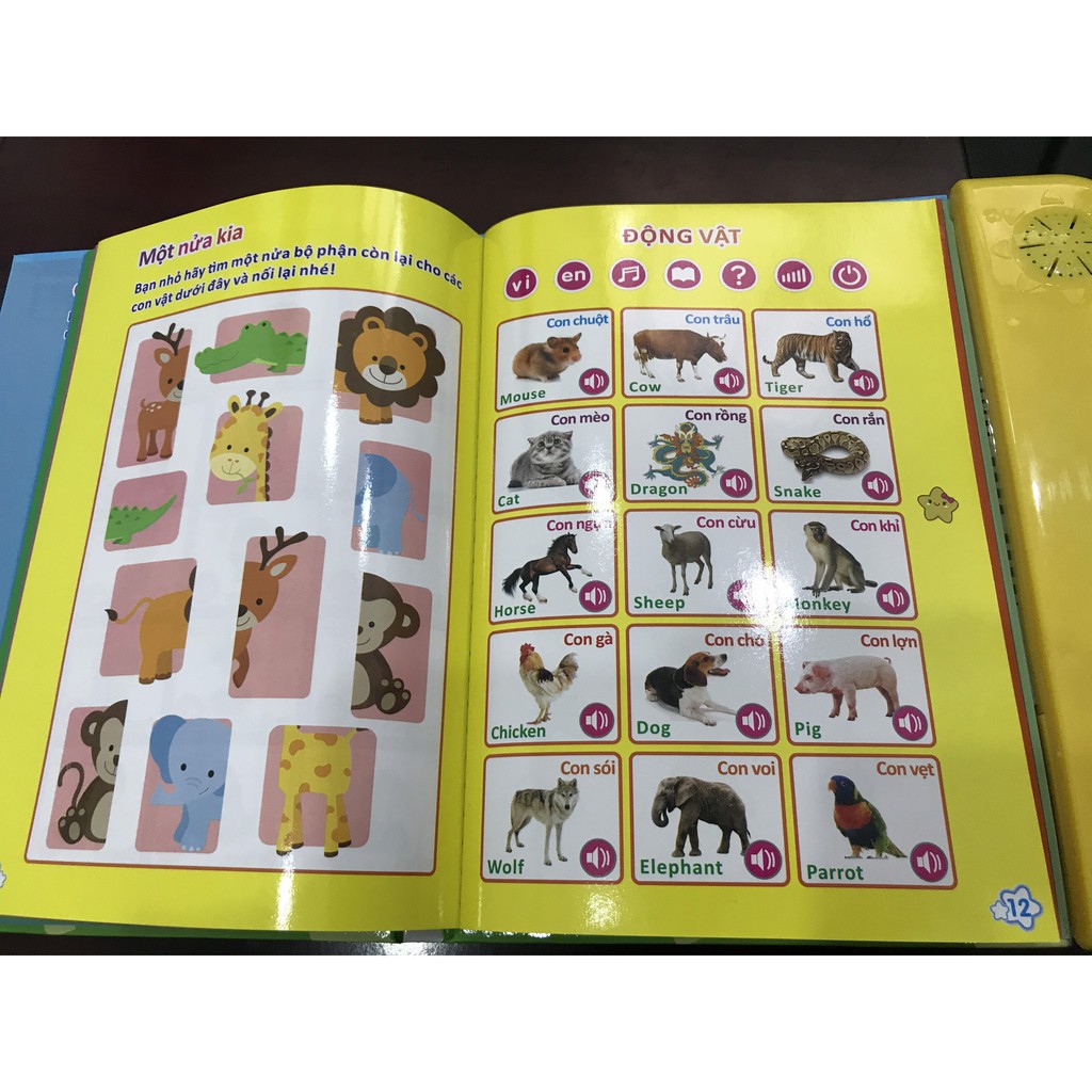 Sách Nói Điện Tử Song Ngữ Anh- Việt Giúp Trẻ Học Tốt Tiếng Anh có kèm mẫu mới nhất