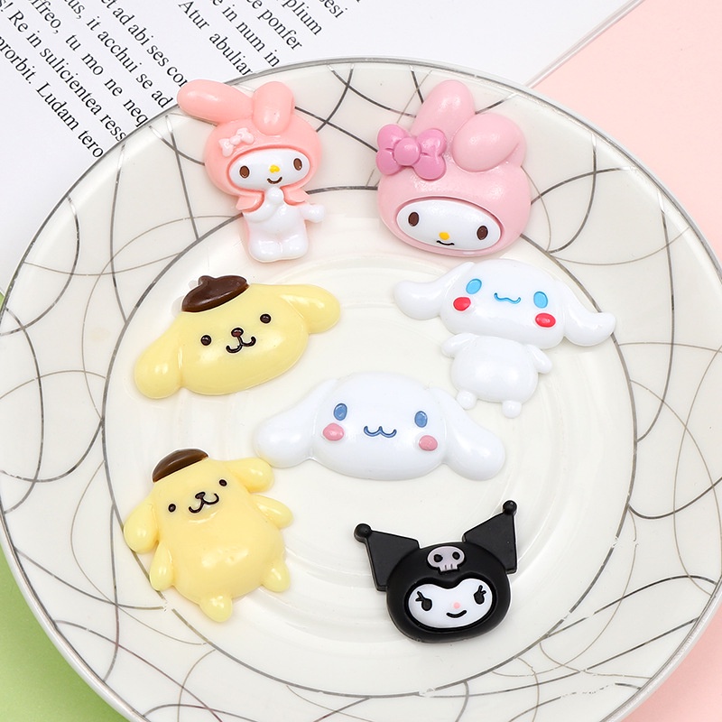 Phụ Kiện Trang Trí Ốp Điện Thoại Hình Kuromi Xinh Xắn Dễ Thương