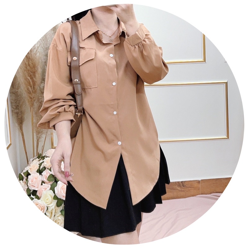 Áo sơ mi tay dài công sở đi làm , dạo phố đơn giản siêu hot phối gì cũng xinh -Thời Trang VADA (NĐ99) | BigBuy360 - bigbuy360.vn