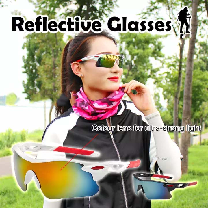 Kính Mát Chống Lóa Màu Đen Thích Hợp Chạy Xe Đạp / Chạy Bộ / Câu Cá / Chạy Bộ Cho Nam Và Nữ