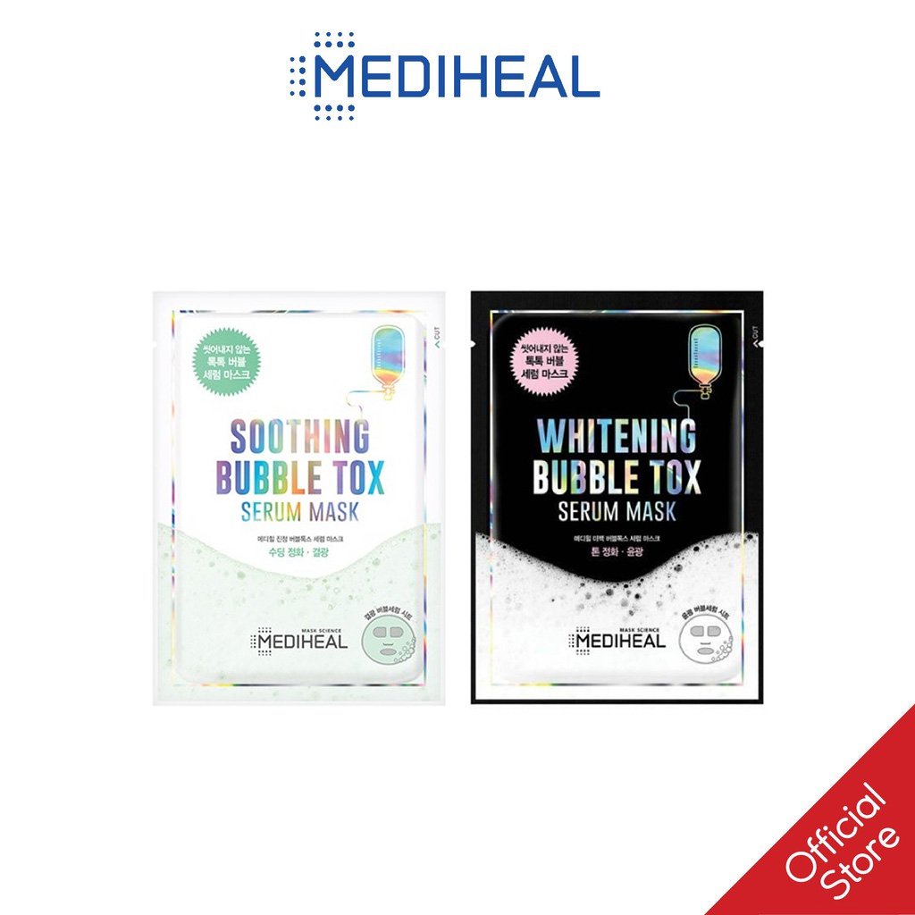 [Nhập mã COSMH22 giảm 8%] Mặt nạ sủi bọt thải độc cho da Mediheal Bubble Tox Serum Mask 25ml