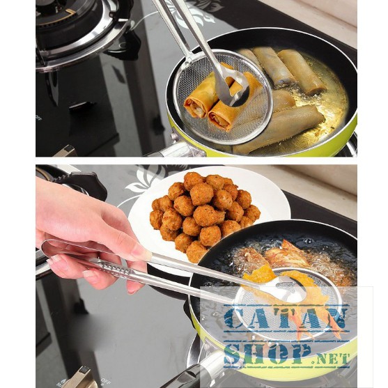 Dụng cụ gắp chiên,kẹp thức ăn đa năng tiện lợi- GD410-KepChaGio