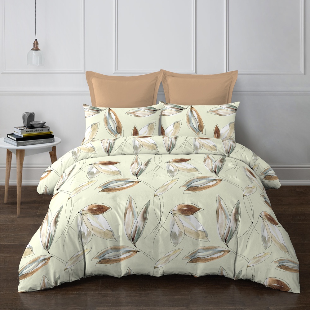Bộ chăn ga áo gối Micro Satin NV Edana 1m6x2m 1m8x2m +30cm