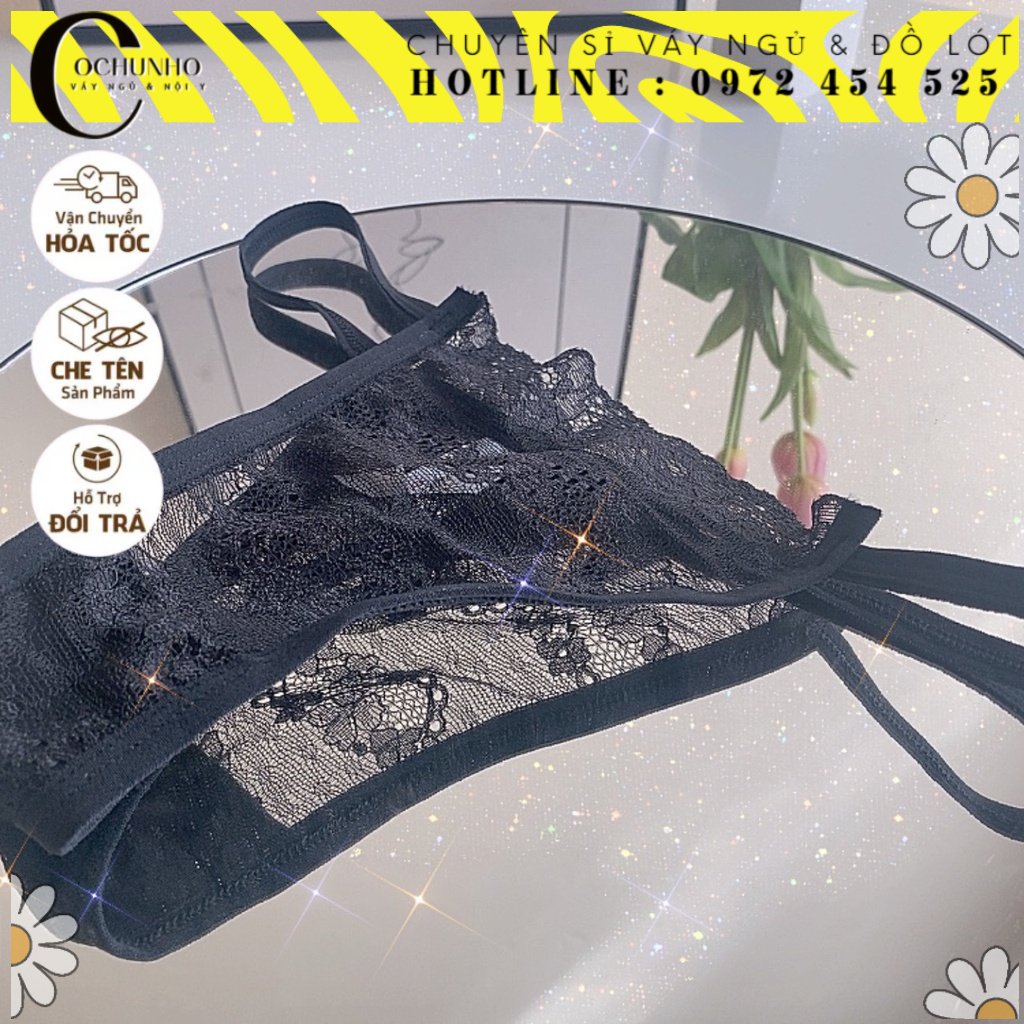 REN MỚI -QL061 - Quần lọt khe ren nữ - chíp lọt khe sexy - cochunhoquan11