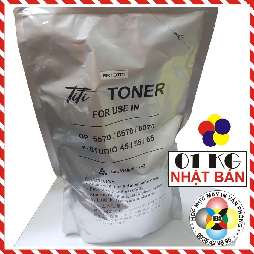 Mực máy Photocopy Toshiba E-Studio  455, 555, 655, 755, 855, 456, 506, 507, 656, 657, 756, 757, 856 , 857, Gói 01 KG
