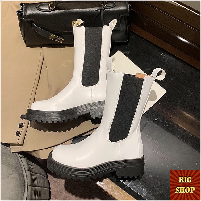 BOOT CỔ CAO MŨI TRÒN ĐẾ CAO HOT TREND 2021
