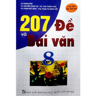 Sách - 207 đề và bài văn 8