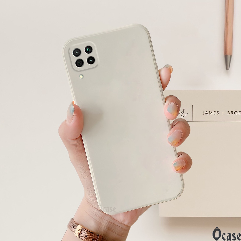 Ốp lưng Huawei Nova 6 SE / Nova 7i / P40 Lite in hình gấu cạnh viền vuông có bảo vệ camera