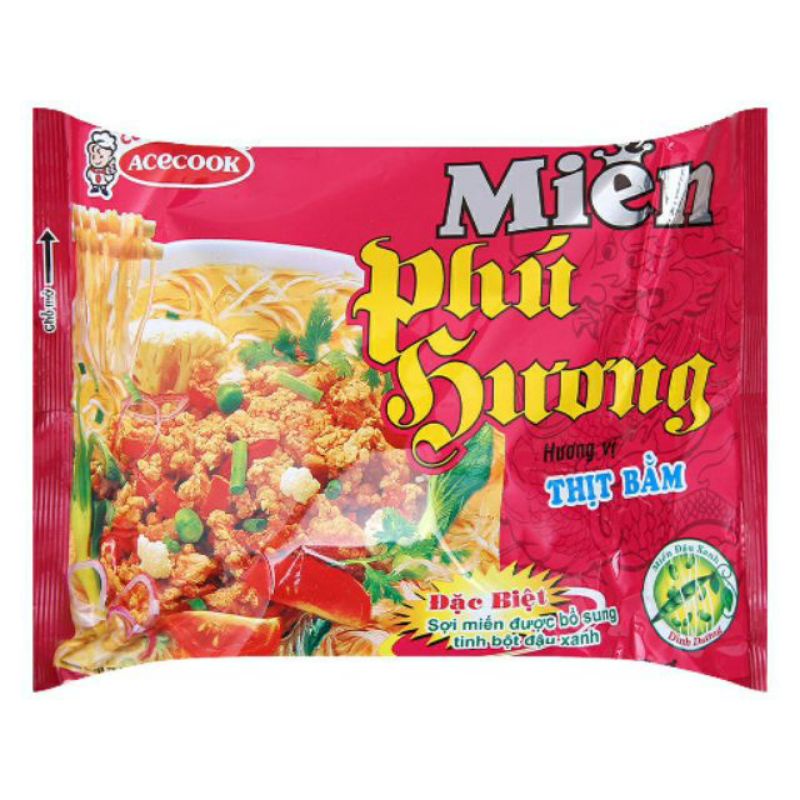 Miến phú hương vị thịt bằm gói 63g