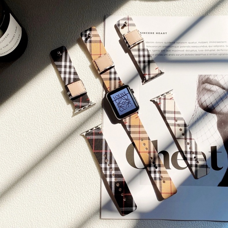 Dây đeo da bò 100% chính hãng thích hợp cho cho đồng hồ Apple Watch 6 Se 5 4 42mm 38mm 44mm 40mm Iwatch 6 5 4