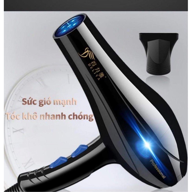 Máy Sấy Tóc 2 Chiều Deliya, Thiết Kế Kiểu Dáng Hiện Đại, May Say Toc Công Suất 2000W.