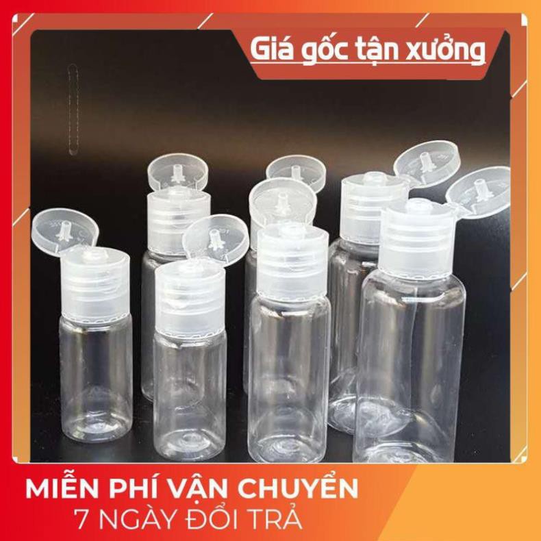 Chai Chiết Mĩ Phẩm ❤ SIÊU RẺ ❤ [20ml,30ml] Chai lọ nhựa pet nắp bật chiết mỹ phẩm , phụ kiện du lịch